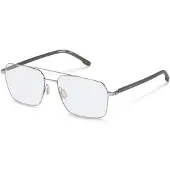 Rodenstock Lunettes de Vue R7182 57/16/145 Silver, grey Metallo MAN R7182