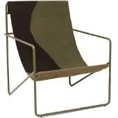 Ferm Living Desert Chaise Longue Olive | Dune