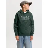 Jack & Jones Corp Logo Hoodie Vert 8 Years Garçon