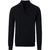 Casamoda Cardigan Zippé Noir