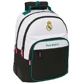 Safta Real Madrid 26/27 Double 20l Backpack Blanc Enfants