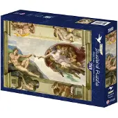 Bluebird Puzzle Puzzle 2000 pièces Bluebird Michel Ange La Création d'Adam