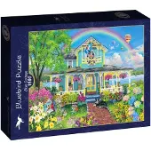 Blue Bird Puzzle Cottage Bleu - 1500 pièces
