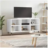 vidaXL Armoire TV Blanc 103,5x30x50 cm Bois composite