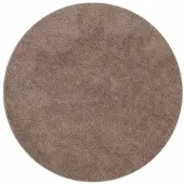 vidaXL Tapis Shaggy Anti-dérapant Marron 90 x 90 cm PP