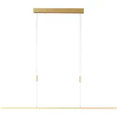 Quitani Suspension , Tolu, dimmable, Or / laiton, Salon / séjour, Métal, Moderne