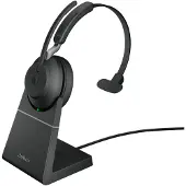 Jabra Evolve2 65, UC Mono Casque Sans fil Arceau Bureau/Centre d'appels USB Type-A Bluetooth Noir