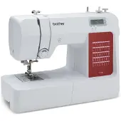 Brother Machine à coudre CS10S Blanc et Rouge