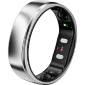 RINGCONN Smart Ring Gen 2 Air (9, Argent), Bague connectée, Argent