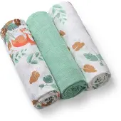 Babyono Super Soft Mint couches lavables 70x70 cm Mint 3 pcs