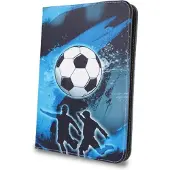 GreenGO Étui universel « Football » pour tablette 9-10 pouces (Universel), Étui pour tablette, Bleu, Multicolore