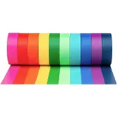 Colorations - Washi Tape Vaste Kleuren, 10 x 500cm
