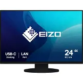 Eizo FlexScan EV2495-BK - Avec FlexStand - écran LED - 24.1" - 1920 x 1200 - IPS - 350 cd/m² - 1000:1 - 5 ms - HDMI DisplayPort USB-C - haut-parleurs - noir