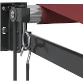 vidaXL Store automatique rouge bourgogne 350x250 cm