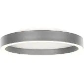 Steinhauer Lampe de plafond à design Ringlux Métal brossé Ø 30cm