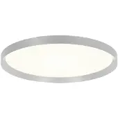 Steinhauer Éclairage de plafond moderne Flady Gris métal Ø30cm