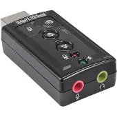 InLine Carte son USB (USB), Carte son, Noir