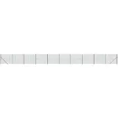 vidaXL Clôture grillagée avec bride de sol vert 2x25 m