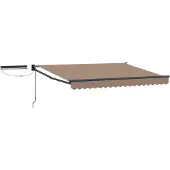 vidaXL Auvent électrique rétractable , couleur taupe