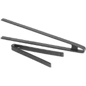 Hendi Pince à desserts en silicone, noir, (L)mm, Couverts de service, Noir