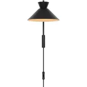 Nordlux Dial Applique réglable, Variante : Ø 250 x 402 mm, 40 W, E27, noir