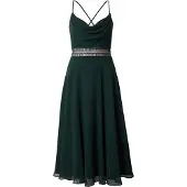 Vera Mont Robe de cocktail vert foncé