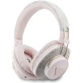 GUESS Écouteurs Triangle Logo Bluetooth Enc Rose