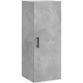 vidaXL Armoire murale gris béton 34,5x34x90 cm