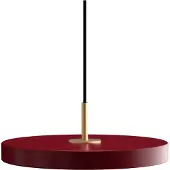 UMAGE Asteria Plus Pendant Lamp (Professional Lighting) Ruby Red | Brass | Mini