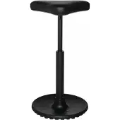 Topstar Stehhilfe Kunstleder Sitzhöhenverstellung 570-770 mm Stahlrohr schwarz (57 - 77 cm)