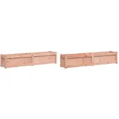 vidaXL Jardinières 2 pcs bois massif douglas