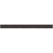 vidaXL Tapis rectangulaire marron foncé 70x1000 cm bambou