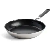 KitchenAid Poêle à Frire Classic Stainless Steel Openfrypan 30 Cm