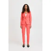 Ichi Blazer 'Kate' rouge orangé