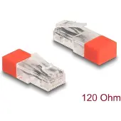DeLOCK Connecteur RJ45 - Fiche modulaire avec résistance de terminaison - RJ