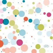 Duni Servietten Festive Bubbles Multi 24X24 Cm