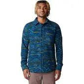 Mountain Hardwear Microchill Half Zip Long Sleeve T-shirt Bleu M Homme