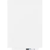 Rocada Tableau blanc SKIN COLOUR, sans cadre, modulaire, format vertical/transversal, magnétique, bac de rangement, L 550 x H 750 mm, acier laqué, blanc de sécurité RAL 9003