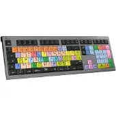 Logickeyboard LKB-LOGXP2-A2M-DE Clavier USB QWERTZ Français Noir (LKB-LOGXP2-A2M-DE)