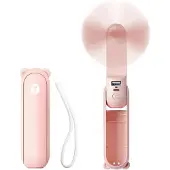 JISULIFE HANDHELD FAN 8 PINK