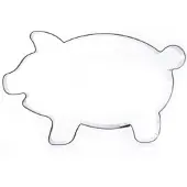 Orion Emporte-pièce cochon en acier 7 cm
