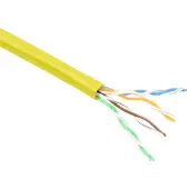 ACT CAT6 U/UTP stranded patch yellow 100 m C6 U/UTP PATCH PVC YELLOW 100M (EP880H)