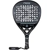 NOX Nextgen Pro Attack 12k NFA : Raquette de paddle-tennis, série Silver, poids 360-375 grammes, pour hommes, couleur argent, poids 360-375 grammes