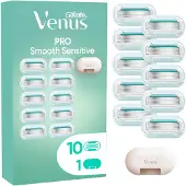 Gillette venus Venus PRO Smooth Sensitive lames de rechange + couvercle de protection 10 pcs