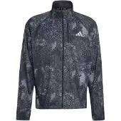 Adidas Veste de sport 'ADI365 Running Animal Print Iconic' gris / taupe / anthracite