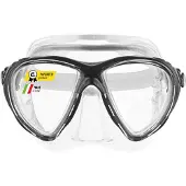 Cressi Masque Big Eyes Evolution Crystal - Couleur - Clear/Noir