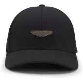 BOSS x ASTON MARTIN casquette avec badge ailé en cuir suédé