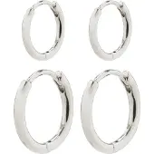 Pilgrim Boucles d'oreilles 'ARIELLA' argent