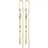 Pilgrim Boucles d'oreilles 'Kamari' or / transparent