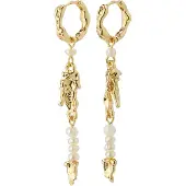Pilgrim Boucles d'oreilles 'Niya' or / blanc perle